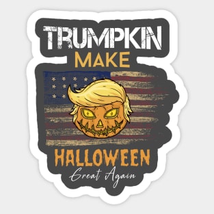 Trumpkin Make Halloween Great Again Gift Sticker